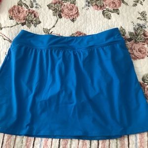 Lands End Swim mini skirt total coverage NWOT